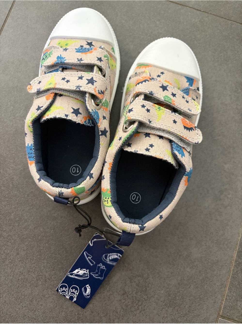 NWT Toddler Child Velcro Shoes Size 10